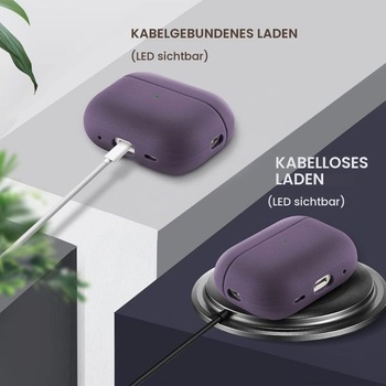 Pouzdro Teyomi TPU pro AirPods Pro 3. generace, ochranné pouzdro pro Apple AirPods Pro 3 s poutkem