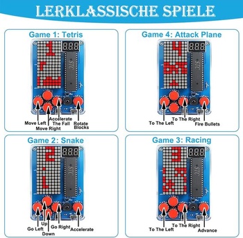 Herní konzole pro kutily, pájecí elektronika, sada pro kutily, ruční herní konzole, pájecí sada pro