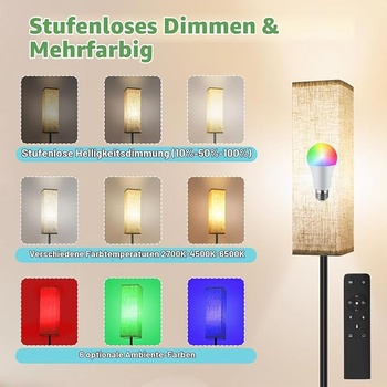 Stojacia lampa CRLL LDD čierna