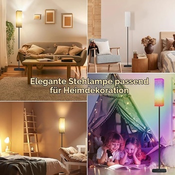 Stojacia lampa CRLL LDD čierna