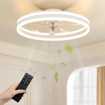NIORSUN LED stropný ventilátor 50 cm