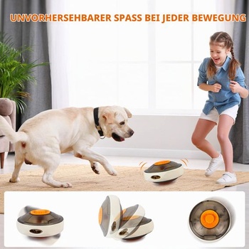Dávkovač maškrty pre psov ALL FOR PAWS, design UFO, nastaviteľný pomalý krmítko pre mentálne