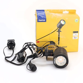 Predlžovacia záhradná lampa Hama (LED záhradný reflektor s bodcom do zeme, múdre vodotesné