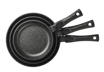Pradel Excellence - PCUI001032 - Sada 3 prémiových litých hliníkových pánví Ø20, 24, 28 cm -