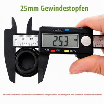 3 univerzálne vypúšťacie zátky pre vodné čerpadlá 2, 3 a 4 palce, závitová zátka 25 mm (jemný