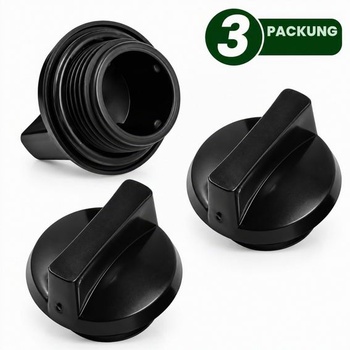 3 univerzálne vypúšťacie zátky pre vodné čerpadlá 2, 3 a 4 palce, závitová zátka 25 mm (jemný
