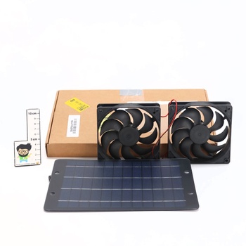Solárny ventilátor Hapivida Solarauspuff Dual Fan