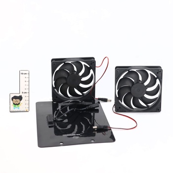 Solárny ventilátor Hapivida Solarauspuff Dual Fan