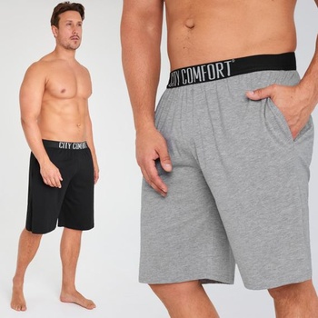 Pánské krátké pyžamové soupravy CityComfort M-4XL, 2 kusy pánských letních pyžamových kraťasů s