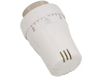 Termostatická hlavica, set 4 ks, ochrana proti mrazu, M 30, 1,5 mm, biela - N