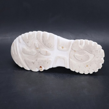 Biele sneakersy na silnej platforme veľ. 40 EU