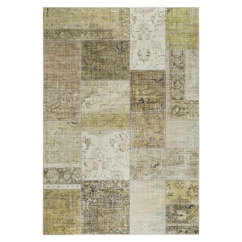 Koberec s krátkym vlasom Prima, béžová/žltá, 150 x 80 cm, 100% polyester - N