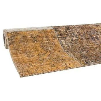 Koberec s krátkym vlasom Prima, béžová/žltá, 150 x 80 cm, 100% polyester - N