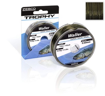 Zebco Quality Trophy Catfish Monofilamentný rybársky vlasec Rybárske príslušenstvo Vlasec na sumke,