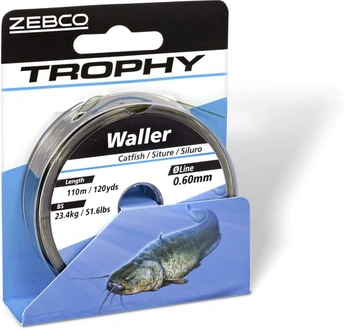 Zebco Quality Trophy Catfish Monofilamentní rybářský vlasec Rybářské příslušenství Vlasec na sumce,