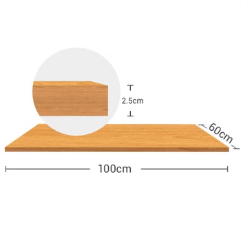 Stolová doska PR1006-Maple-FSC, 100x60 cm, javor - N