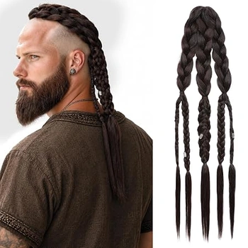 Pletený příčesek REECHO tm. hnědý