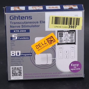 Prístroj TENS pre terapiu bolesti, 5v1 elektrostimulačné zariadenie (TENS/EMS/IF/RUSS/DIY) pre úľavu