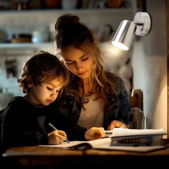 Stropné a nástenné bodové svetlo da LIGHT Retro LED - 1smerné stropné bodové svetlo, otočné a