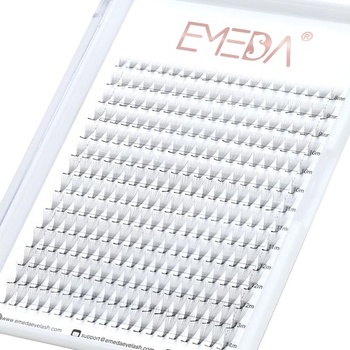 10D Objemové predĺženie rias M Kudrlinky 0,05 mm Zmiešané 8-14 mm Efekt očnej linky Predlžovanie rias