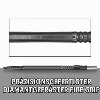 Špičky na šípky Target Darts Swiss Point DX (súprava 3 ks) – 26 mm/30 mm/35 mm/40 mm –