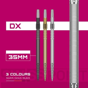 Špičky na šípky Target Darts Swiss Point DX (súprava 3 ks) – 26 mm/30 mm/35 mm/40 mm –