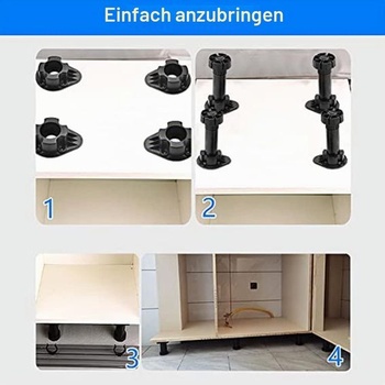 20 nábytkových nohou, Nastavitelné nohy skříněk, Nastavitelné nohy stolu, Nábytkové nohy, Nohy