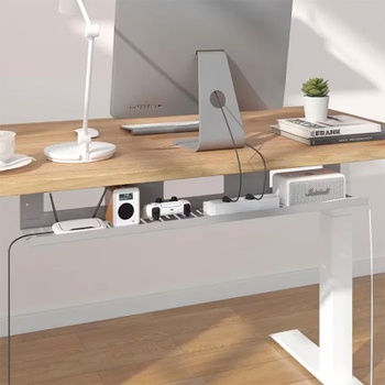 Organizér káblov pod stôl CMP051LL-S, 80 CM, sivý - N