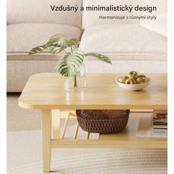 Konferenčný stolík s úložným priestorom CT2M-1206, 120 x 60 x 37,5 cm - N