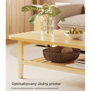 Konferenčný stolík s úložným priestorom CT2M-1206, 120 x 60 x 37,5 cm - N