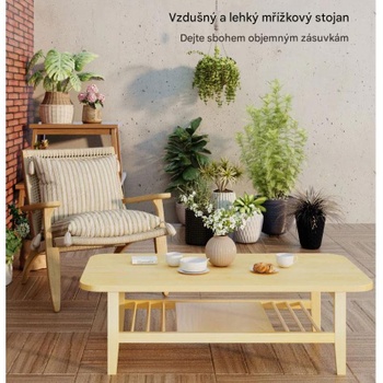 Konferenčný stolík s úložným priestorom CT2M-1206, 120 x 60 x 37,5 cm - N