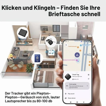 GPS tracker pre Android, šikovný štítok pre Android kompatibilný s aplikáciou Google „Nájsť moje