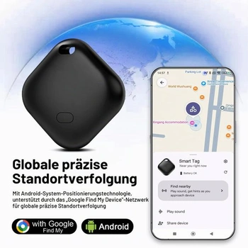 GPS tracker pre Android, šikovný štítok pre Android kompatibilný s aplikáciou Google „Nájsť moje