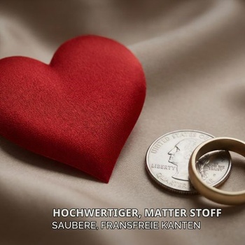 Dekoratívne srdiečka v tvare srdca, 100 kusov, 3,5 cm, červená, na Valentína, zásnubné a svadobné