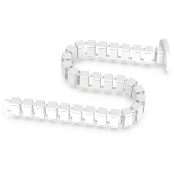 Flexibilný káblový organizér, CMP017-W, dĺžka 128 cm - N