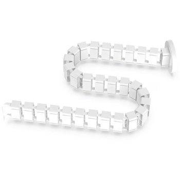 Flexibilný káblový organizér, CMP017-W, dĺžka 128 cm - N