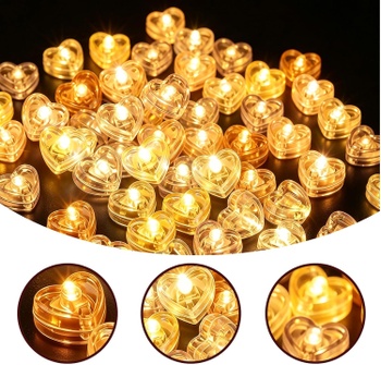 Světelný řetěz HUIKUANGEU 120ks mini LED srdíčka