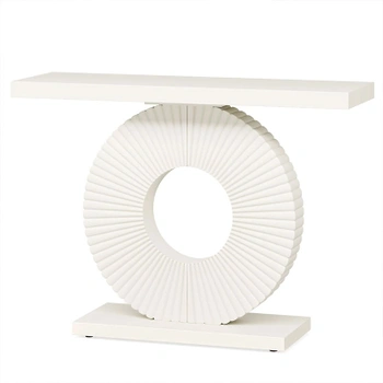 Konzolový stolík HOGA-J0185X, 100 x 30 x 79 cm, biely - N