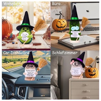Mwmoeen Halloween pozitívnych zemiakov, darčeky s pozitívnymi zemiakmi do vrecka, kreatívne pletené
