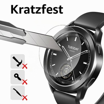 Sada 6 ochranných fólií na displej kompatibilných s Xiaomi Watch S4 47mm/S3, HD číre tvrdené
