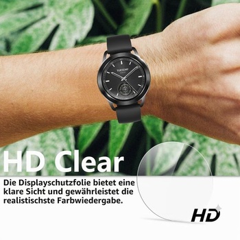 Sada 6 ochranných fólií na displej kompatibilných s Xiaomi Watch S4 47mm/S3, HD číre tvrdené