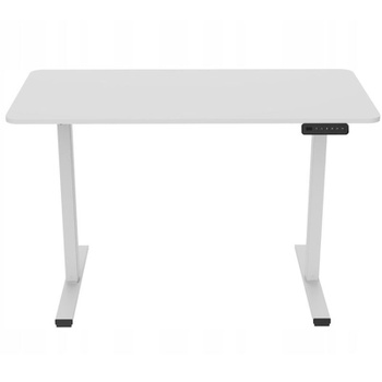Výškovo nastaviteľný stôl FQ2W-1260-EU, 120 x 60cm, biely - N