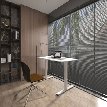 Výškovo nastaviteľný stôl FQ2W-1260-EU, 120 x 60cm, biely - N