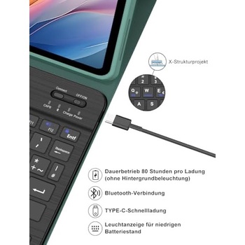 Puzdro s klávesnicou Winchking Xiaomi Pad 7
