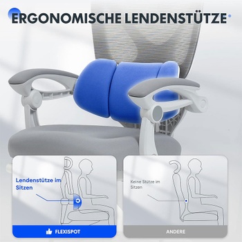Ergonomická kancelárska stolička OC4WG, sklápanie 135 °, šedo / biela - N