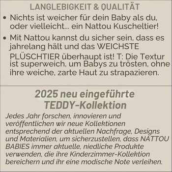 Plyšová hračka Nattou Active z polyesteru, s hudbou, design měsíce, k zavěšení, cca 25 cm,