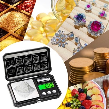 Digitální kapesní gramová váha GRAM PRES s přesností 300 g x 0,01 g