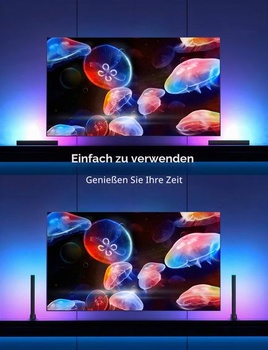 RGB IC LED svetlo, RGB svetelná lišta spolupracujúca s Alexou, herná lampa, osvetlenie televízora