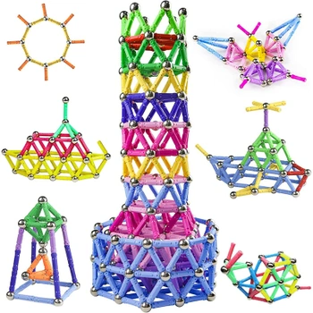 Stavebné magnetické bloky, 320 dielikov - N