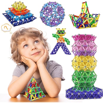 Stavebné magnetické bloky, 320 dielikov - N
